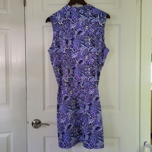 IBKUL Sleeveless Drawstring Dress - Picture 4 of 11